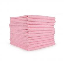 Anchor Wiping Cloth AM915112-Pink - Pink Microfiber Towel - 12" x 12" - 30 Gram